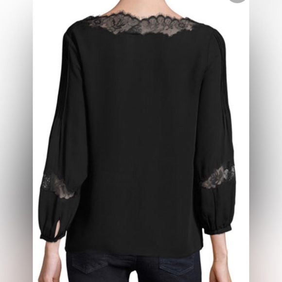 Joie “Olsone” silk and lace top size small - Picture 2 of 13